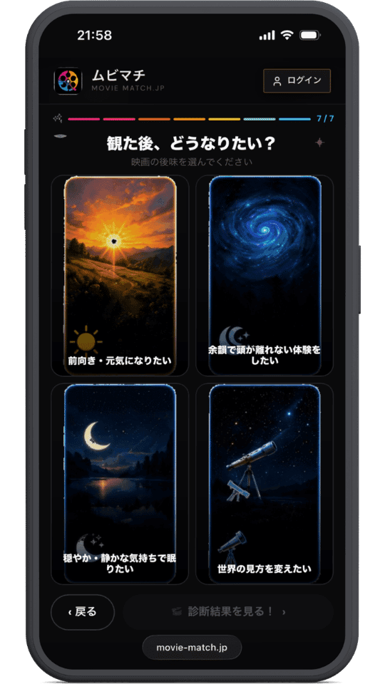 診断画面